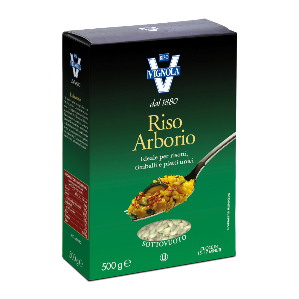 Arborio Rice 500g - Riso Vignola – Euromercato