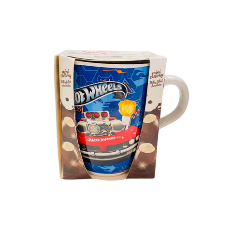 Hot Wheels Mug with milky filled chocolates 32g - Zaini