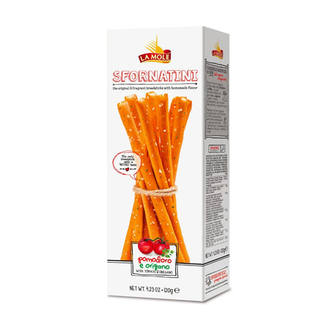 Bread Sticks with Pizza Flavor 120g - La Mole