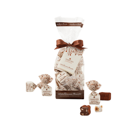 SWEET TRUFFLES W. NOUGAT GRAINS BAG 200g- ANTICA TORRONERIA PIEMONTESE