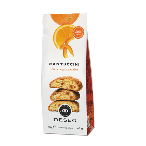 Cantuccini Candied Orange Peel 180g - Deseo