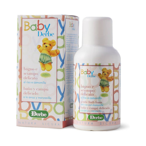 Baby Gentle Bath Foam and Shampoo 250ml - Derbe